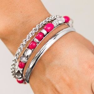 Beach Lounge - Pink Bracelet